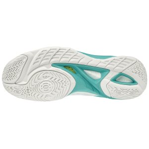 Mizuno Wave Mirage 3 Παπουτσια Χαντμπολ Γυναικεια - Ασπρα/Τυρκουάζ